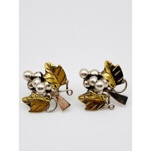 Mexico 925 sterling silver bunch of grapes post Earrings